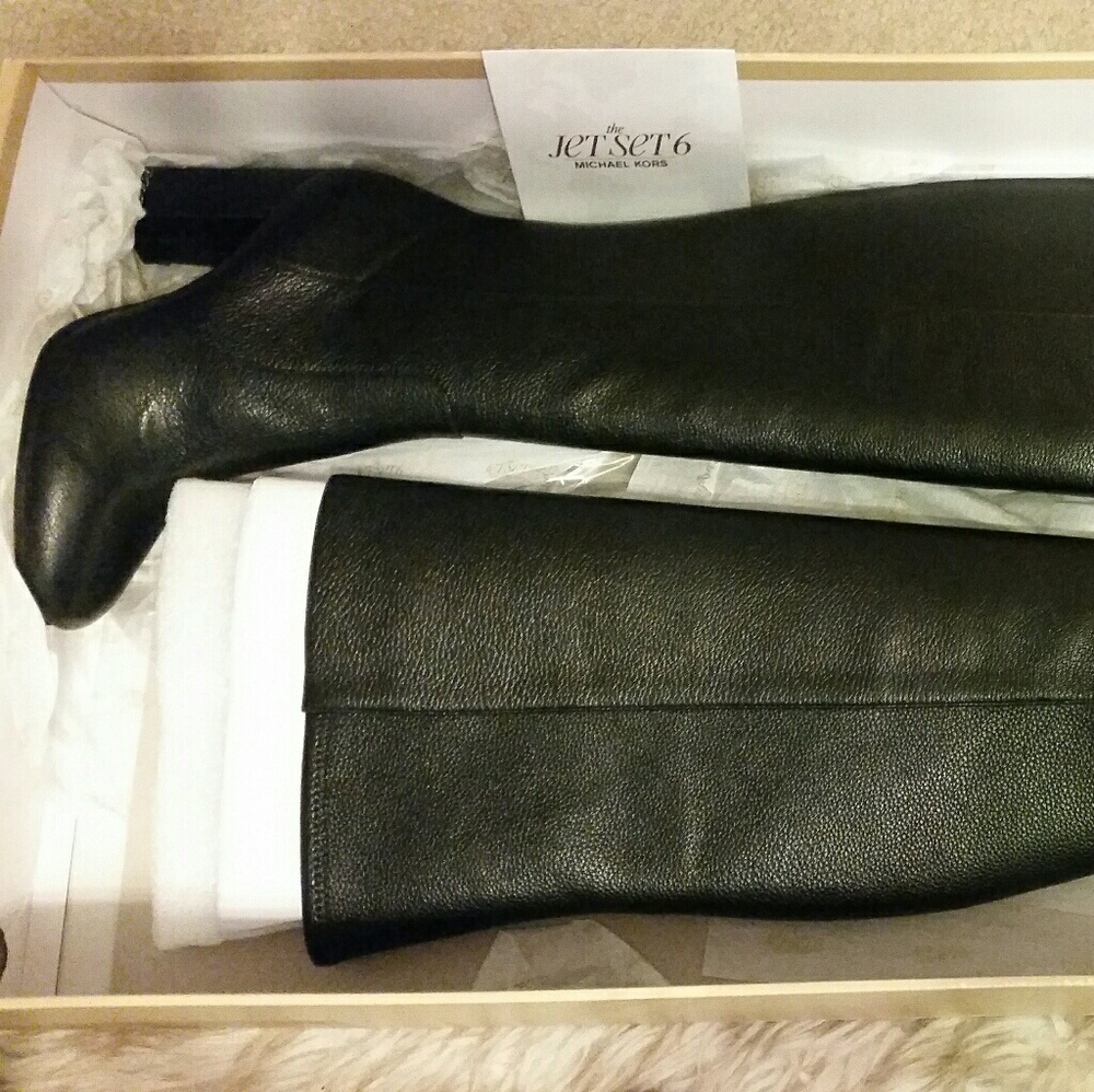 Over the knee Michael Kors black boots - Picture 2 of 6